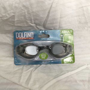 Dolfino  Premier Adult Black Swim Goggles